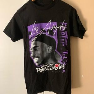 POETIC JUSTICE TUPAC GRAPHIC TEE | see description